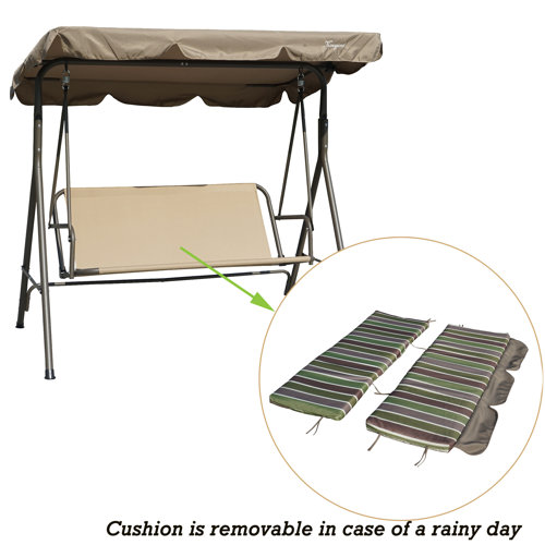 Winston Porter Otterburn Porch Swing with Canopy & Reviews Wayfair